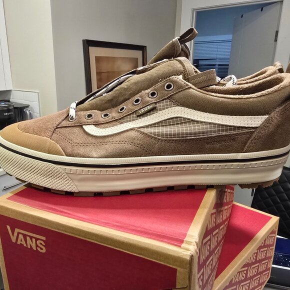 Vans MTE Old Skool Waterproof Insulated Sneakers Shoes Brown VN000DAZB7G US 13 - Picture 6 of 11